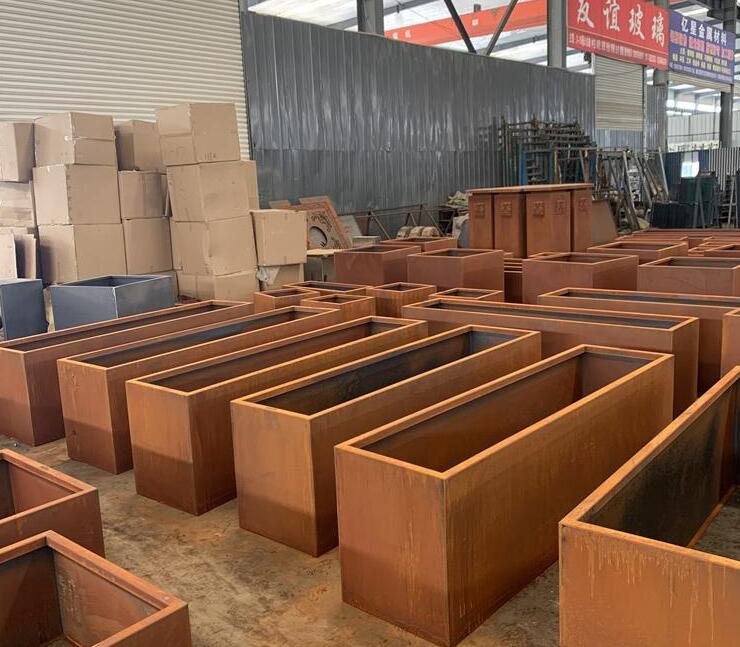 安达耐候钢板花箱