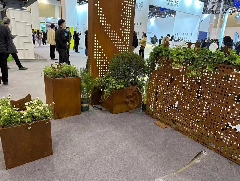 安达耐候钢花箱